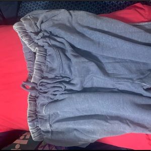 Blue ish, a light brown and white